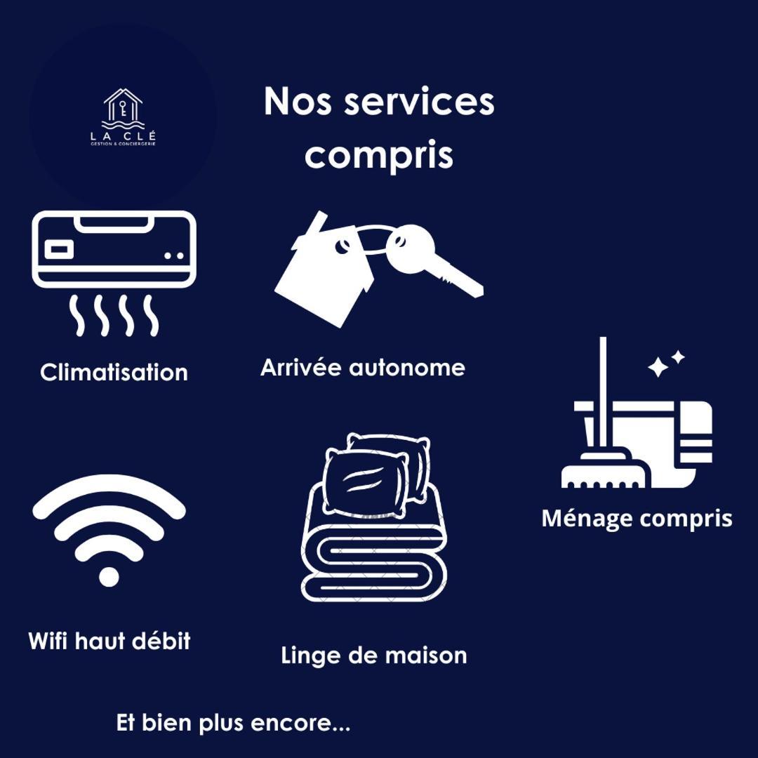 Апартаменты La Cle - Climatisation - Wifi - Parking Gratuit A Proximite Йер Экстерьер фото